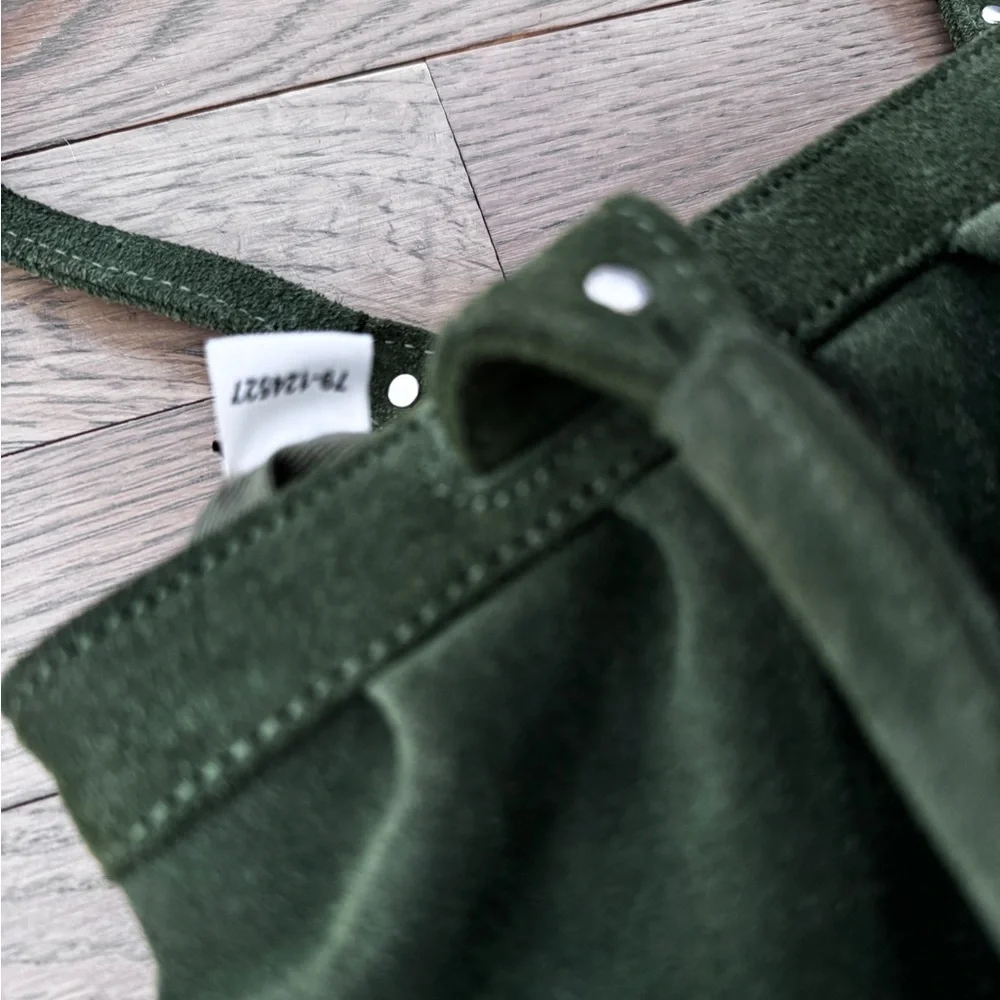 Ann Taylor Loft Green Suede Bag - Picture 8 of 13